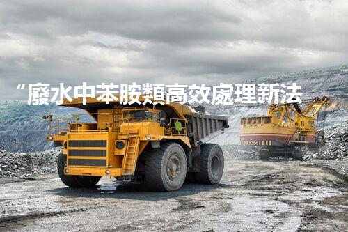 “廢水中苯胺類高效處理新法，環(huán)保先鋒引領(lǐng)綠色以后”